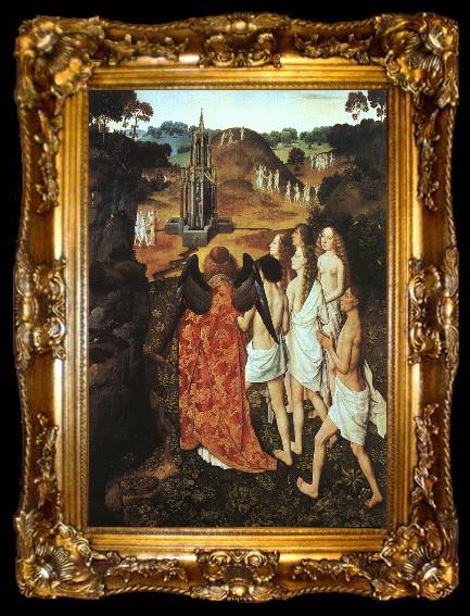 framed  Dieric Bouts The Way to Paradise, ta009-2